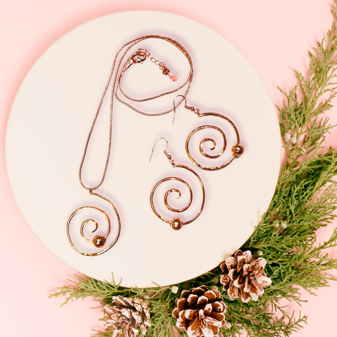 Women Necklace and Earnings